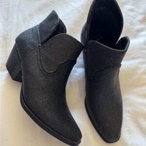 Jellypop sparkle black Ankle Booties